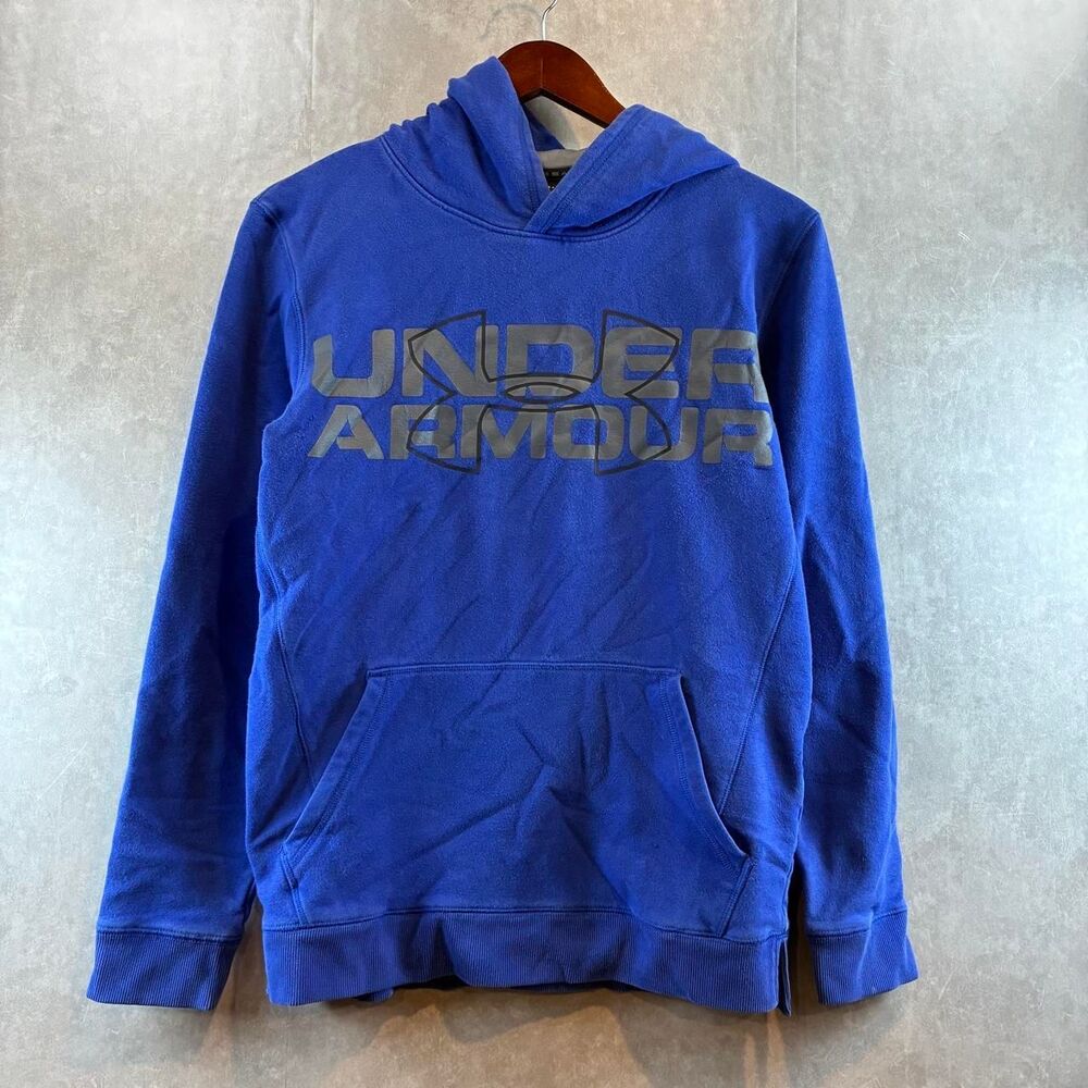 Under-armour Men's Blue and Purple Hoodie
